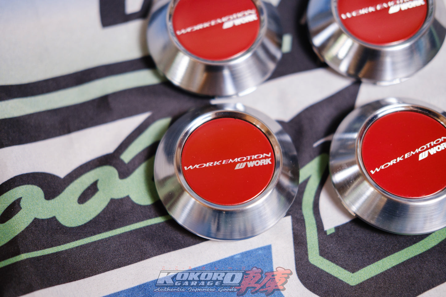 Authentic Work Emotion High Type Center Caps - Used