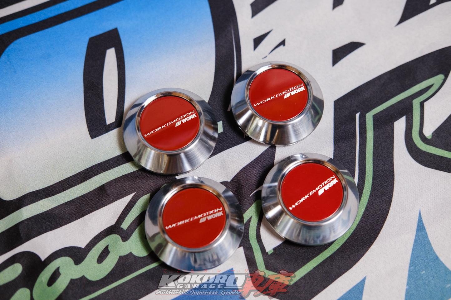 Authentic Work Emotion High Type Center Caps - Used