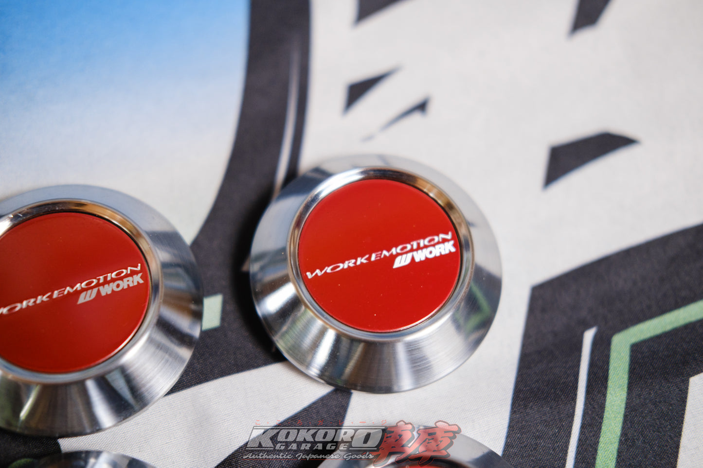 Authentic Work Emotion High Type Center Caps - Used