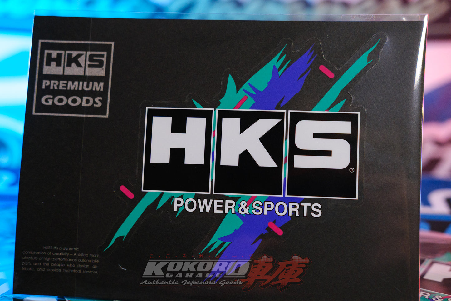 HKS STICKER SUPER RACING LARGE No127 51003-AK127