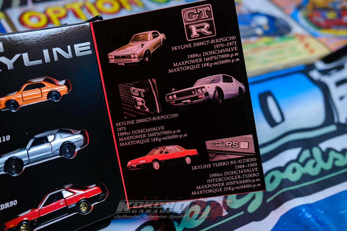 TOMICA NISSAN SKYLINE GT-R 2000GT-R Set KPGC10 KPGC110 KDR30 TOMY