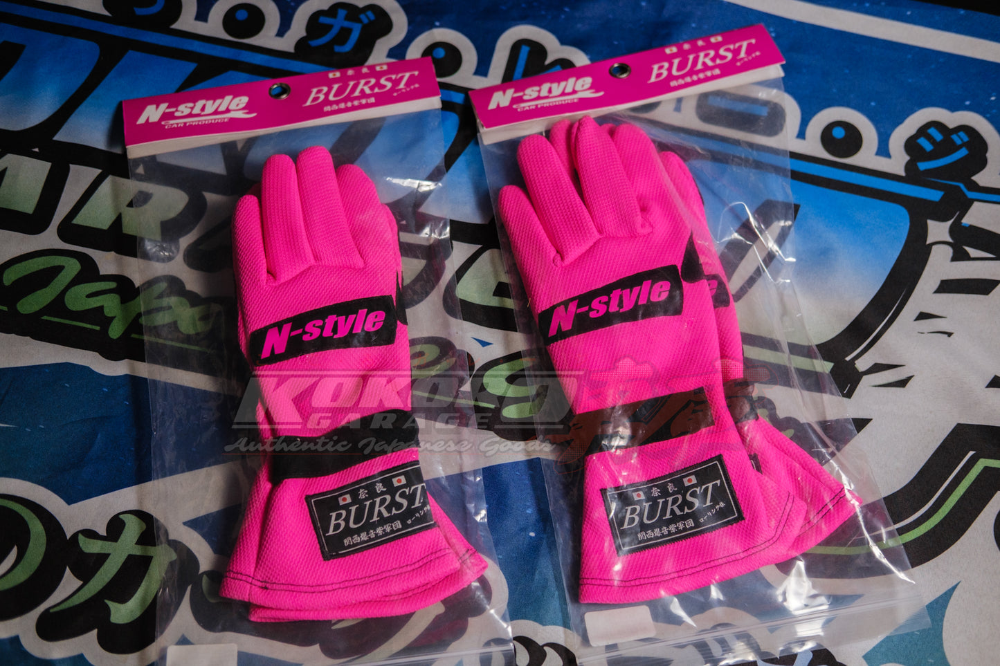 N-Style Team Burst Driving Gloves
