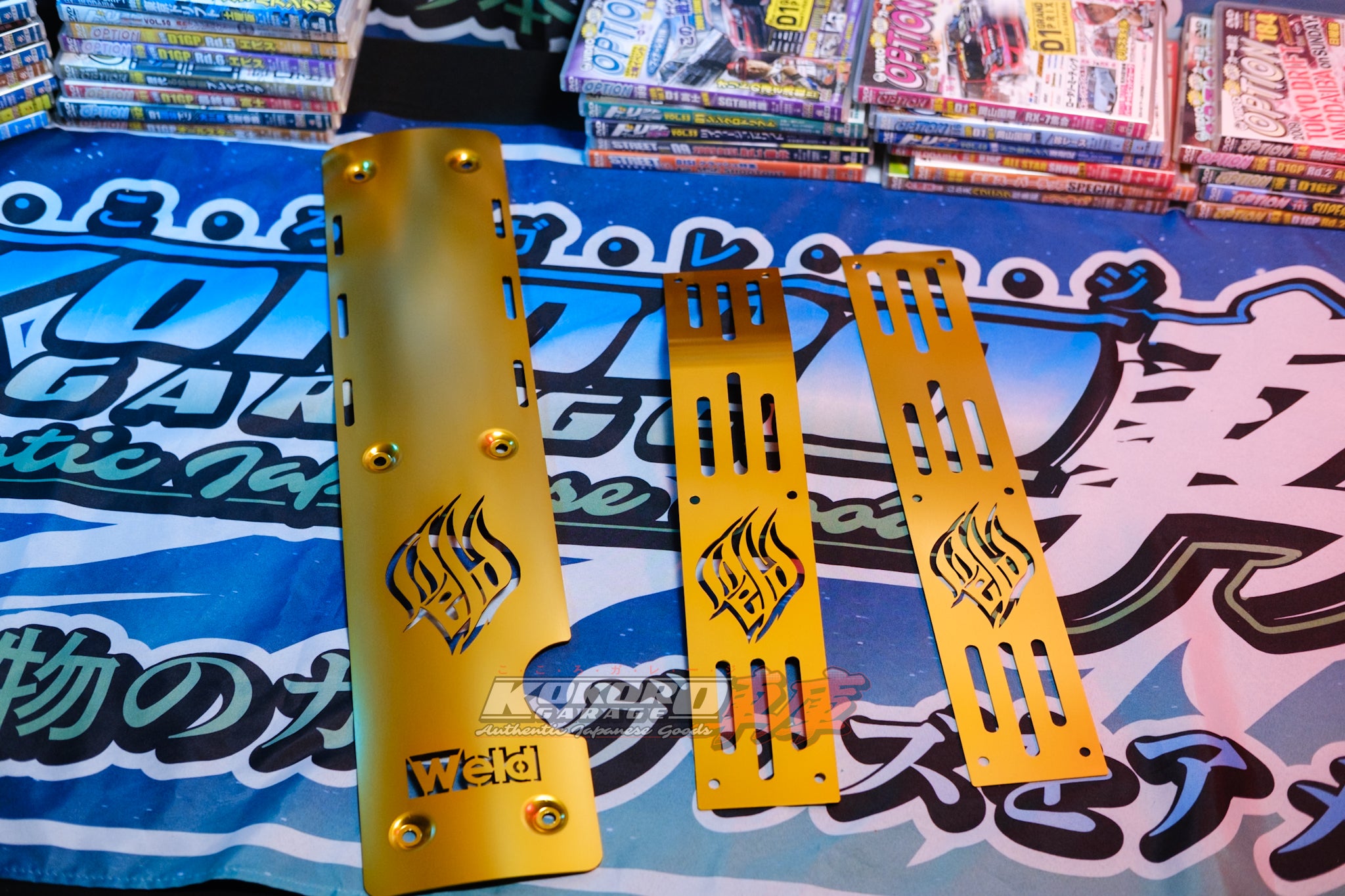 Weld ヒートシンクカバー S14,15Ver.3/フレアタイプ (ブルー