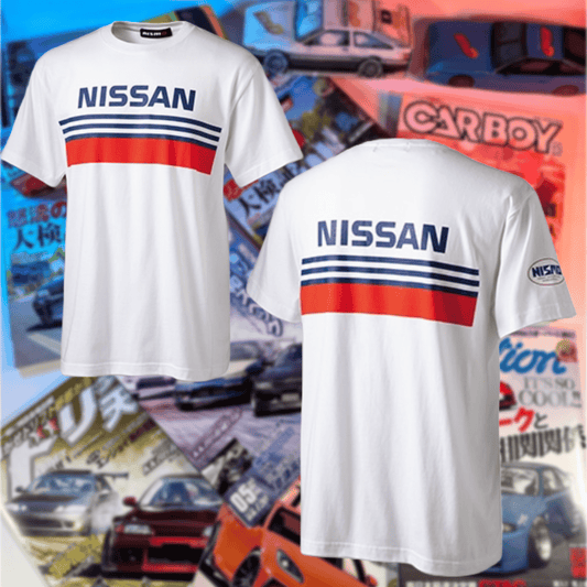 Old Logo NISMO Nissan Works Tri-color Heritage T-shirt