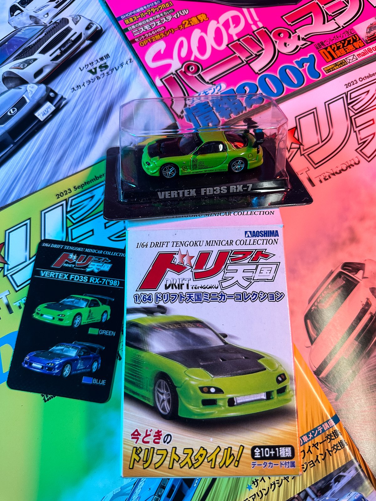 Drift Tengoku - Vertex Mazda RX7 FD3S - 1/64 Diecast – Kokoro Garage